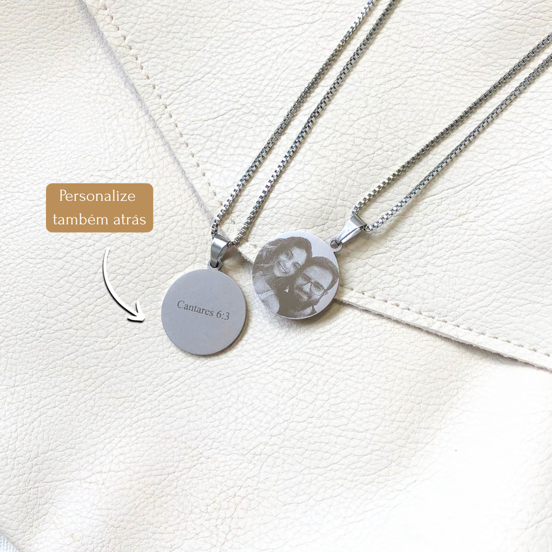 3 - Colar com texto personalizado